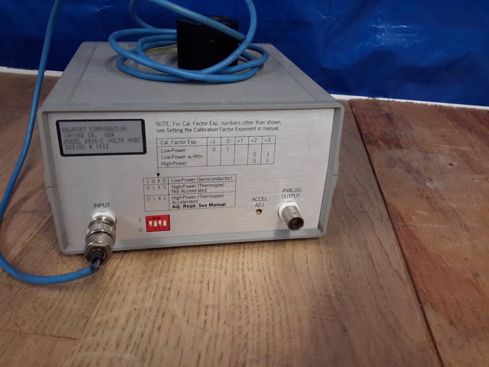 Newport 1815-C Optical Power Meter with 883-IR 818-IR