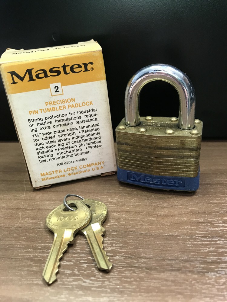 MASTER LOCK #2 MK SR181, KD....NOS!