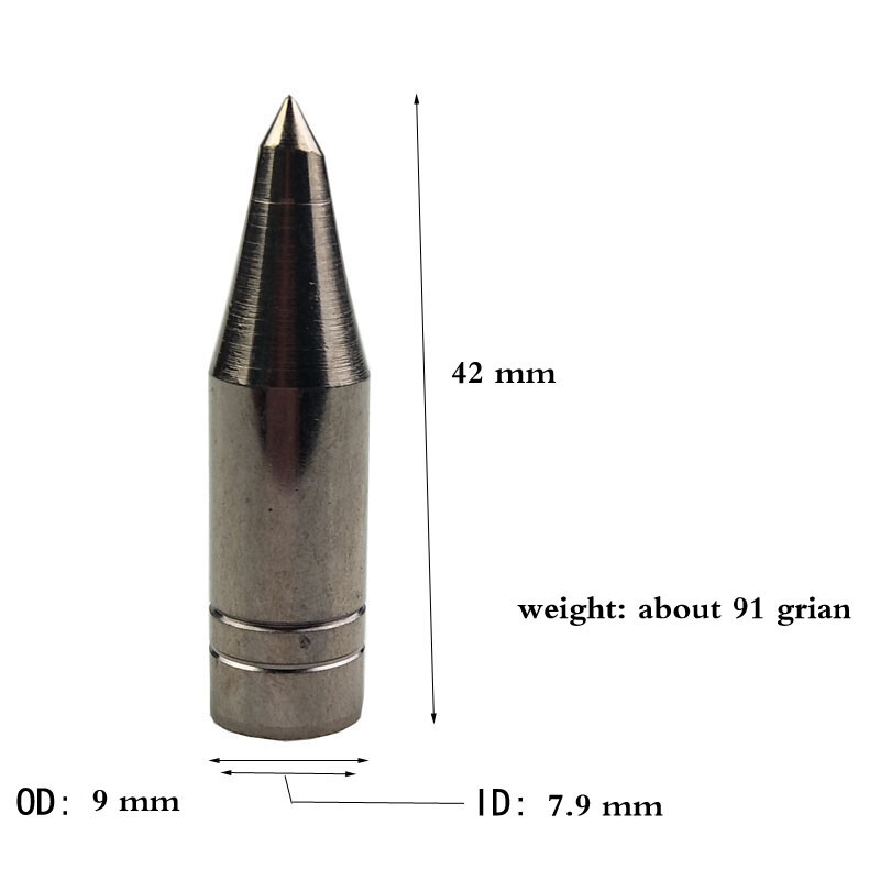 8MM Archery Arrowheads Practice Tips Field Points Broadheads Bow Arrow Target