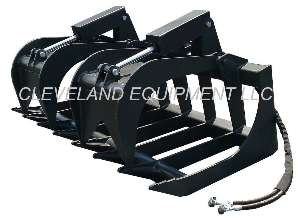 NEW 84" ROOT GRAPPLE ATTACHMENT Skid Steer Loader Tractor Rake Brush John Deere