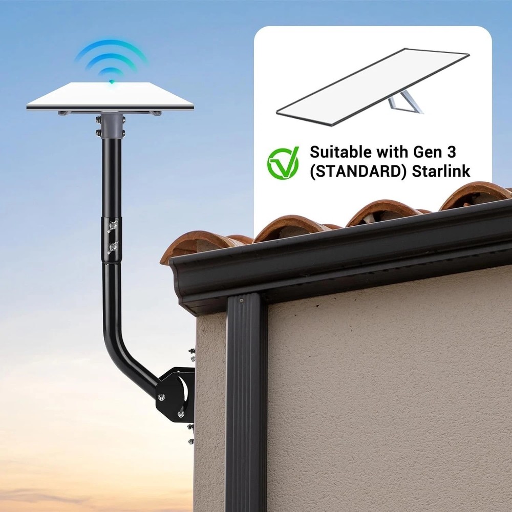 Reliable Starlink Internet Connection - Mounting kit-