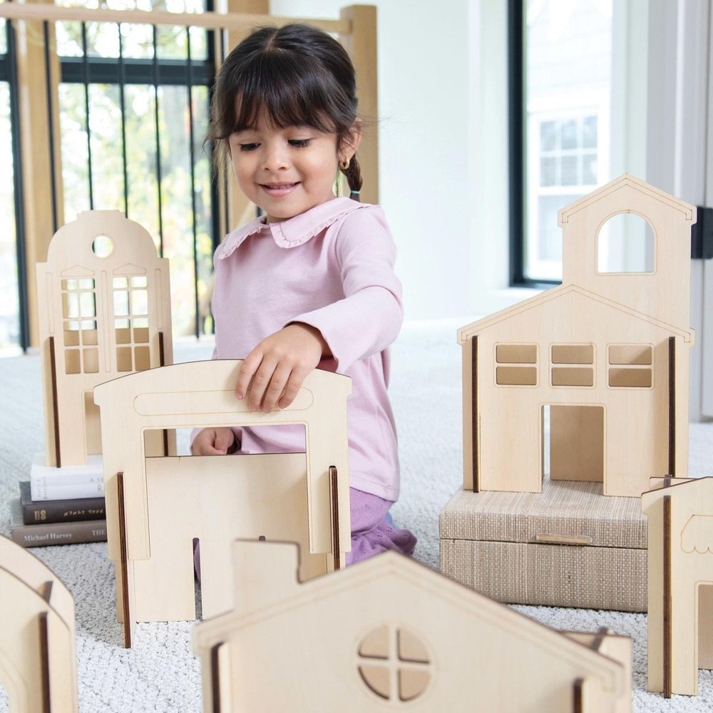 MW Wholesale Kindertown Buildings - Construction Set