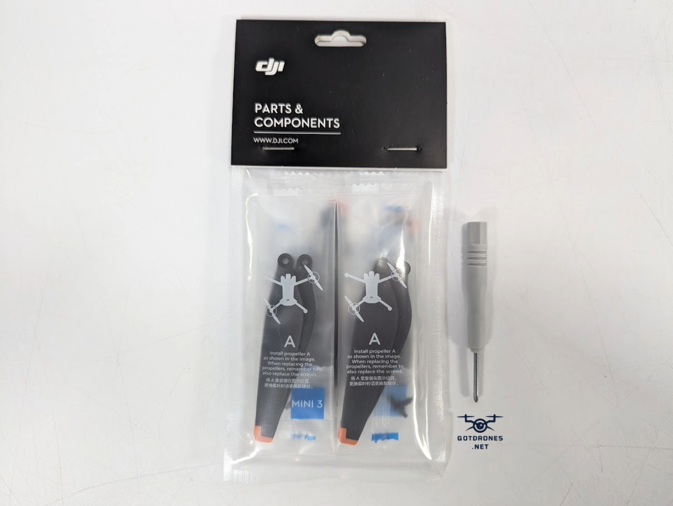 Genuine DJI Mini 3 Propellers with Screwdriver included