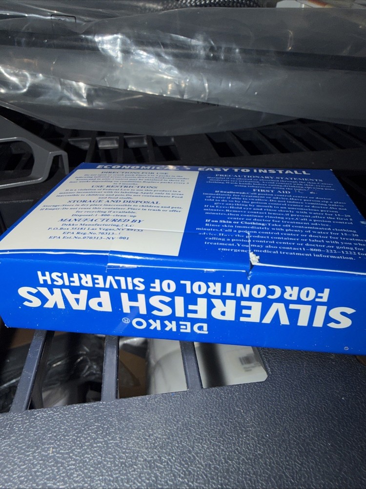 Dekko Silverfish Paks Control Deter Prevent Silverfish 24 Total Paks