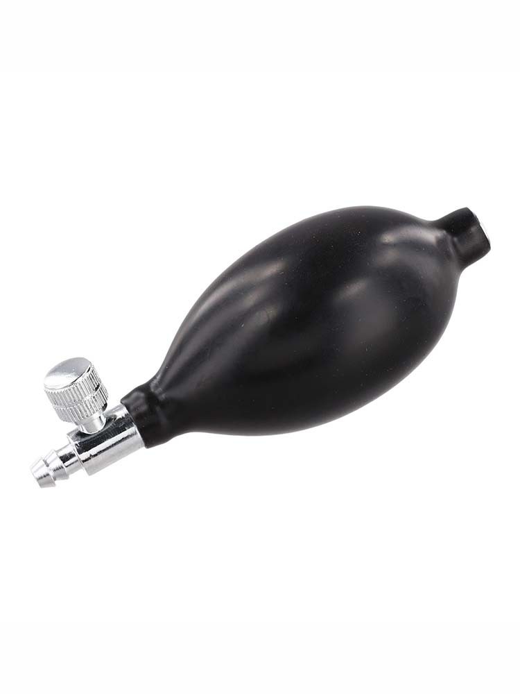 Black Rubber Replacement Sphygmomanometer Pump Bulb for Inflatable Devices