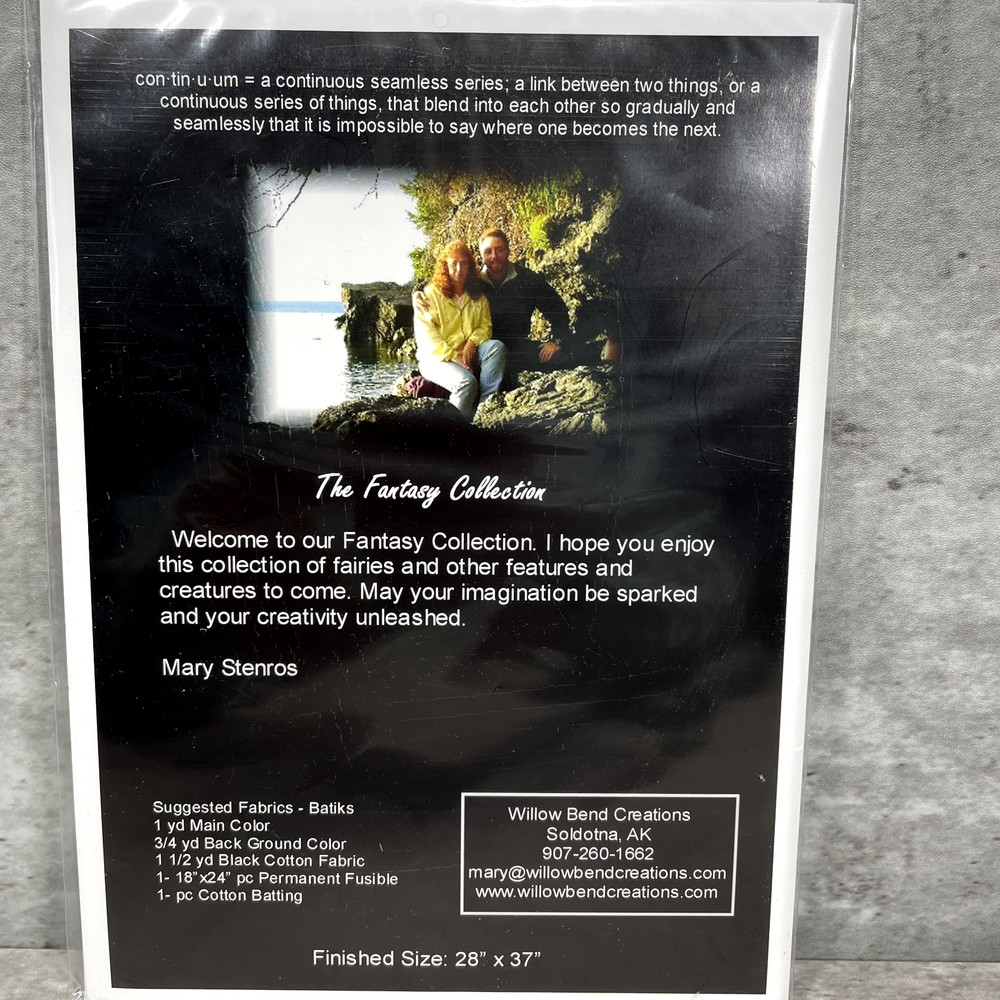 Fairies "Katrina" Quilt Pattern plus Bonus Pattern by Willow Bend Creations New