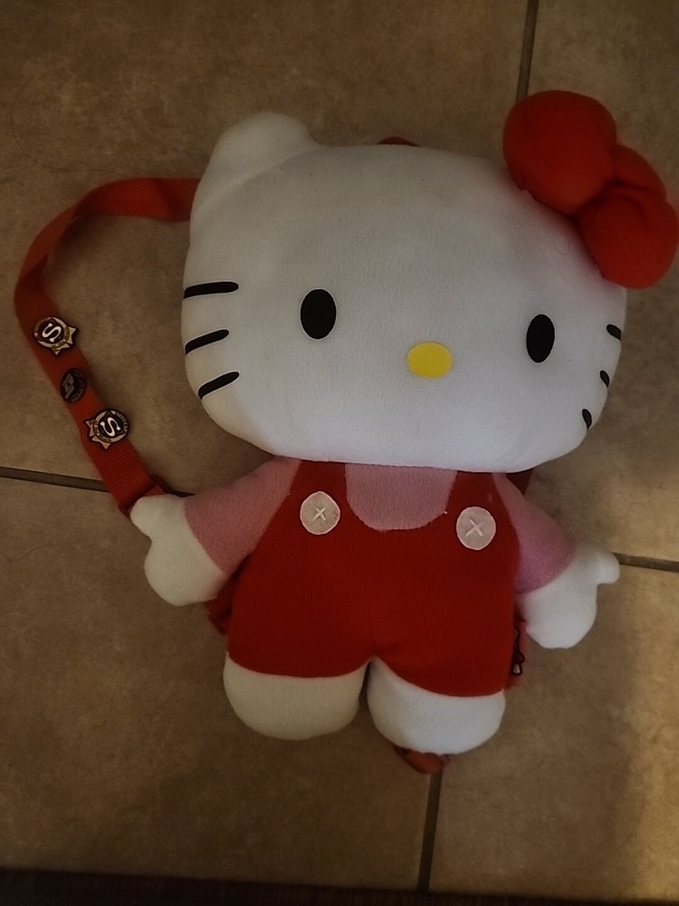 Hello Kitty Plush Backpack 15"