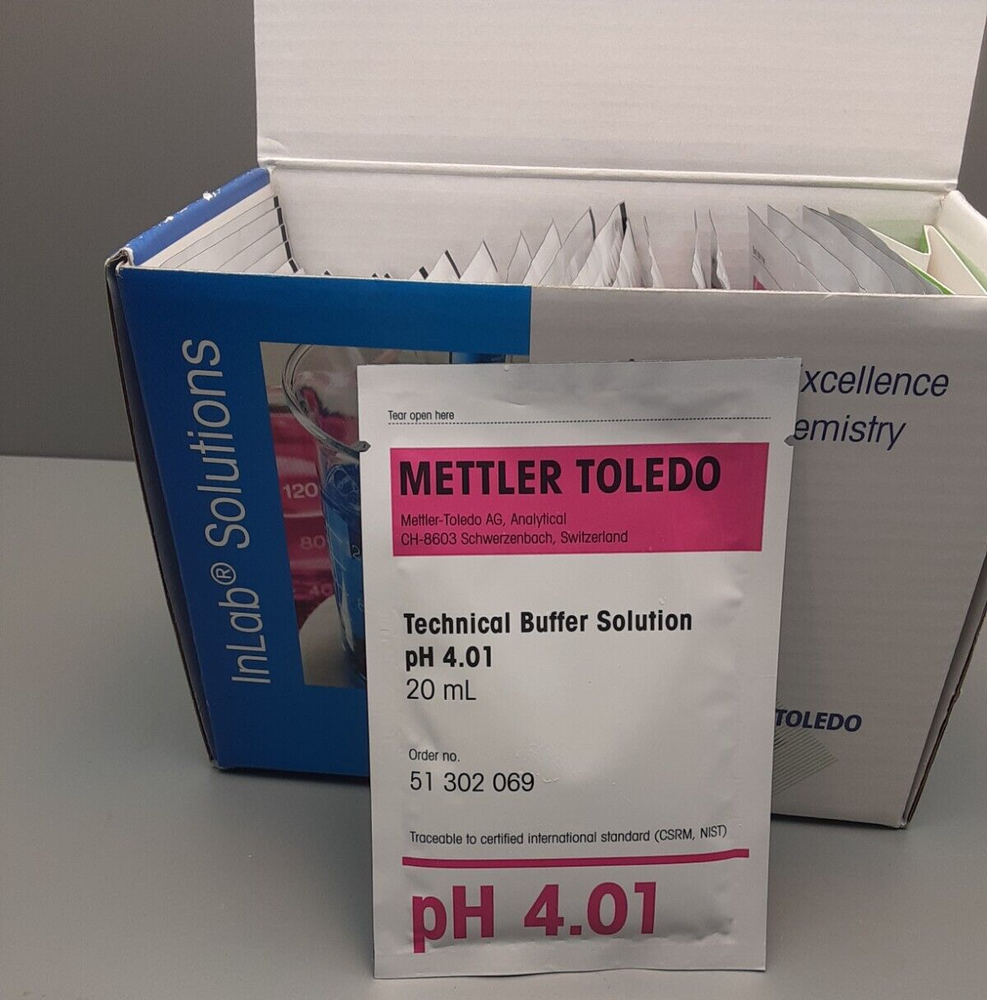 (28) Mettler Toledo pH 4.01 (20 ml) Buffer Calibration Solution