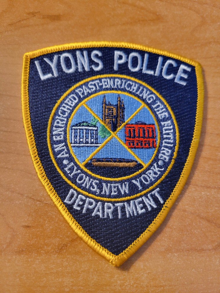 Lyons NY Police Patch