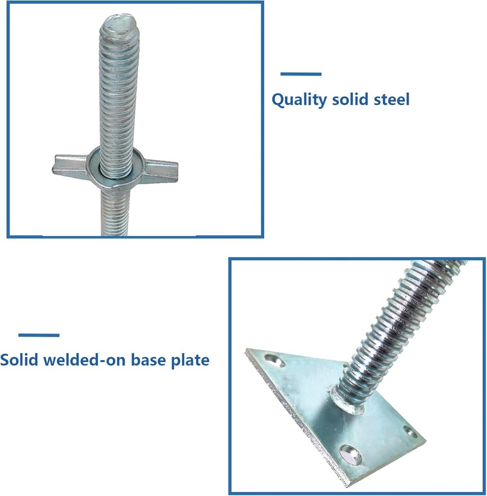 Durable Leveling Jacks for Baker-Style Scaffolds