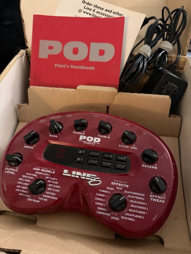 Line 6 POD 2.0 Multi-Effects Guitar Effect Pedal