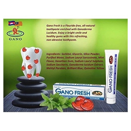10 x 150g GANO EXCEL GANO FRESH TOOTHPASTE GANODERMA - DHL Express