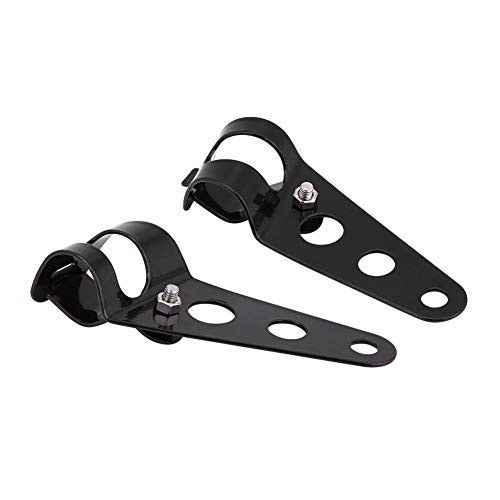 for 32mm Headlight Brackets 2pcs Stainless Steel Adjustable Motorcycle
