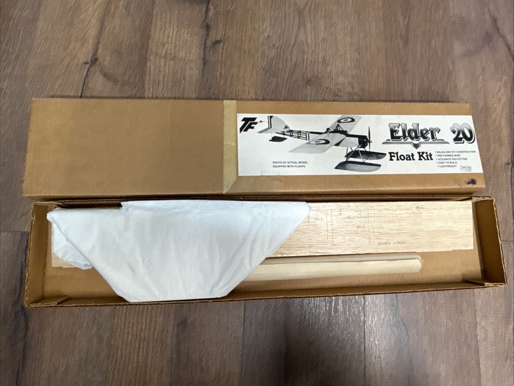 Top Flite ELDER 20 Float Kit New Open Box RC-32F