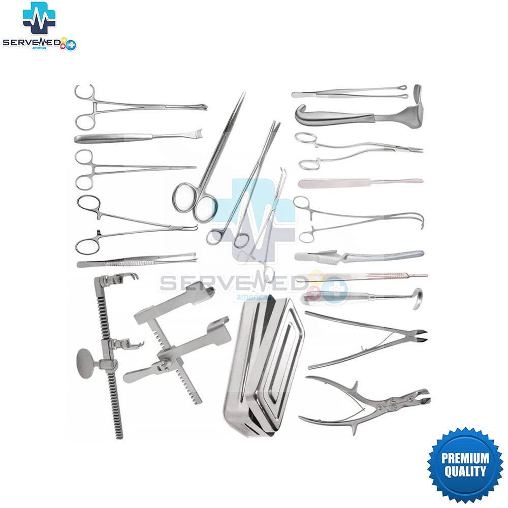 Thoracotomy Surgery Set 24Pcs Thoracotomy Instruments Surgical Instruments