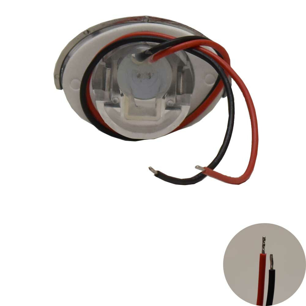 Boat LED Courtesy Light E013101 | 12V Daylight White Flush Mount 30 Degrees