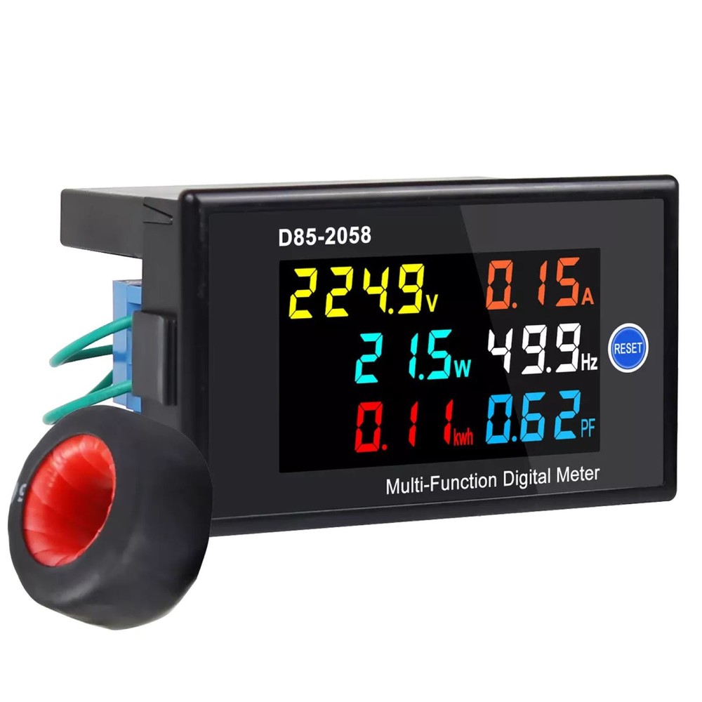 70*40*39mm Compact, Durable Digital LCD AC Panel Meter With Easy Installation
