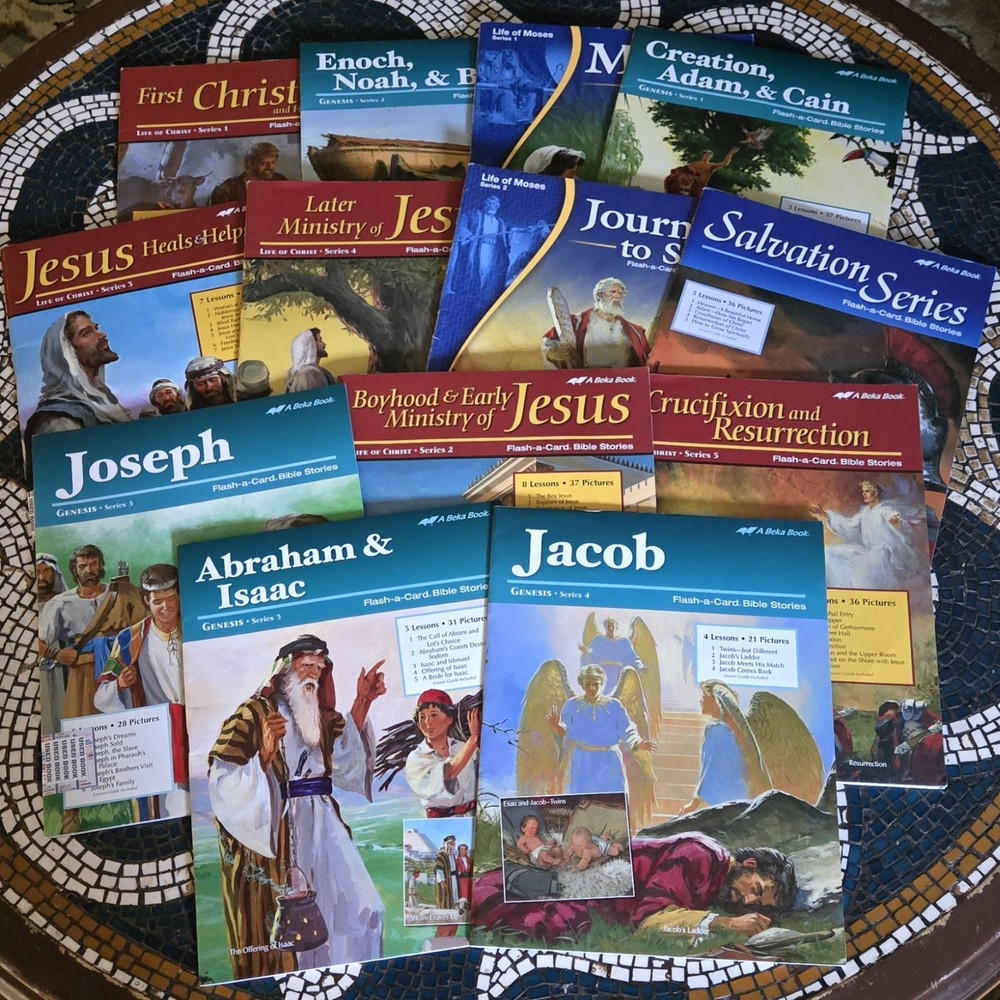 Abeka Bible Curriculum Flash-A-Card - SOLD SEPARATELY -