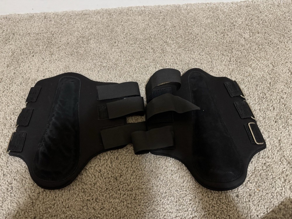 Black Brush Boots Size Full