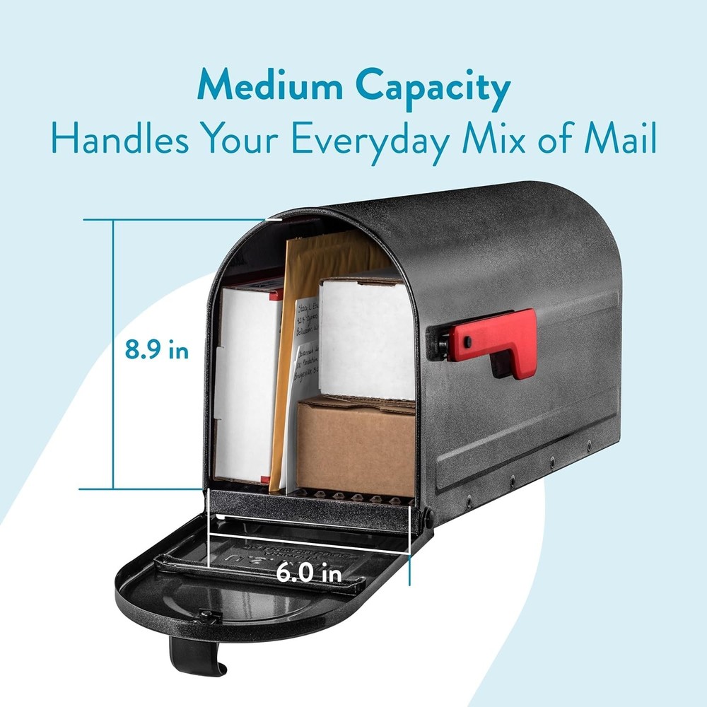 7600P-10 MB1 Mailbox, Medium, Pewter