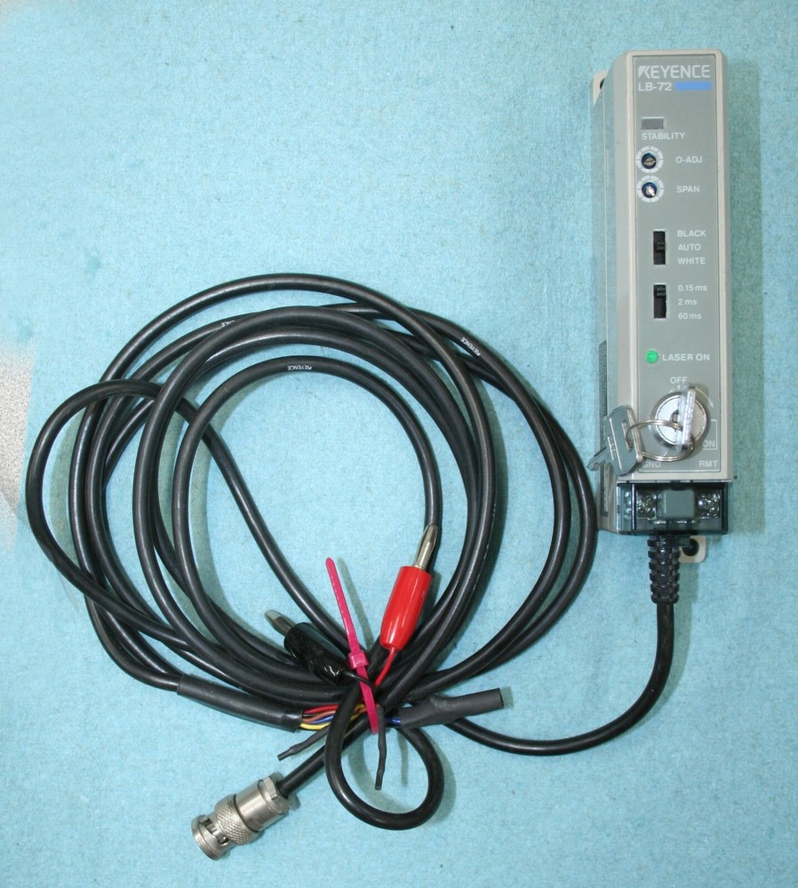 KEYENCE LB-72 CONTROLLER AMPLIFIER UNIT FOR PHOTO ELECTRIC LB72