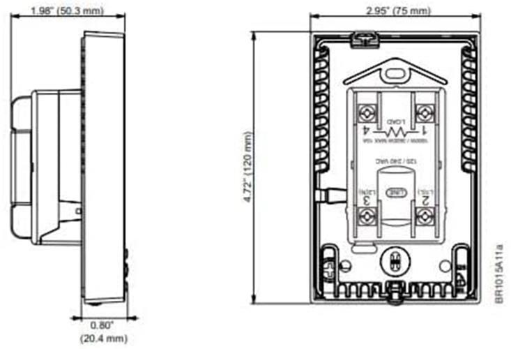 OJ Microline UDG-4999 Programmable Floor Heating Thermostat with Class A GFCI