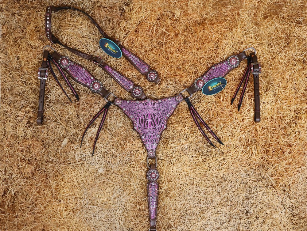 Headstall & Breast Collar Tack Set for Horse
