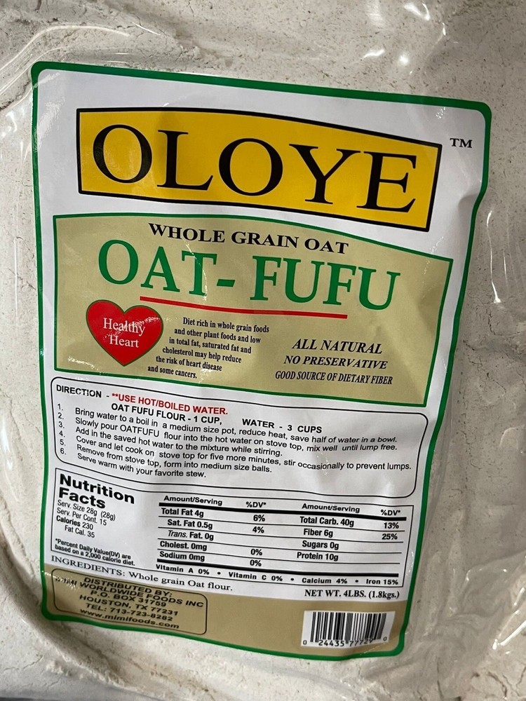 Oat Fufu 4lb