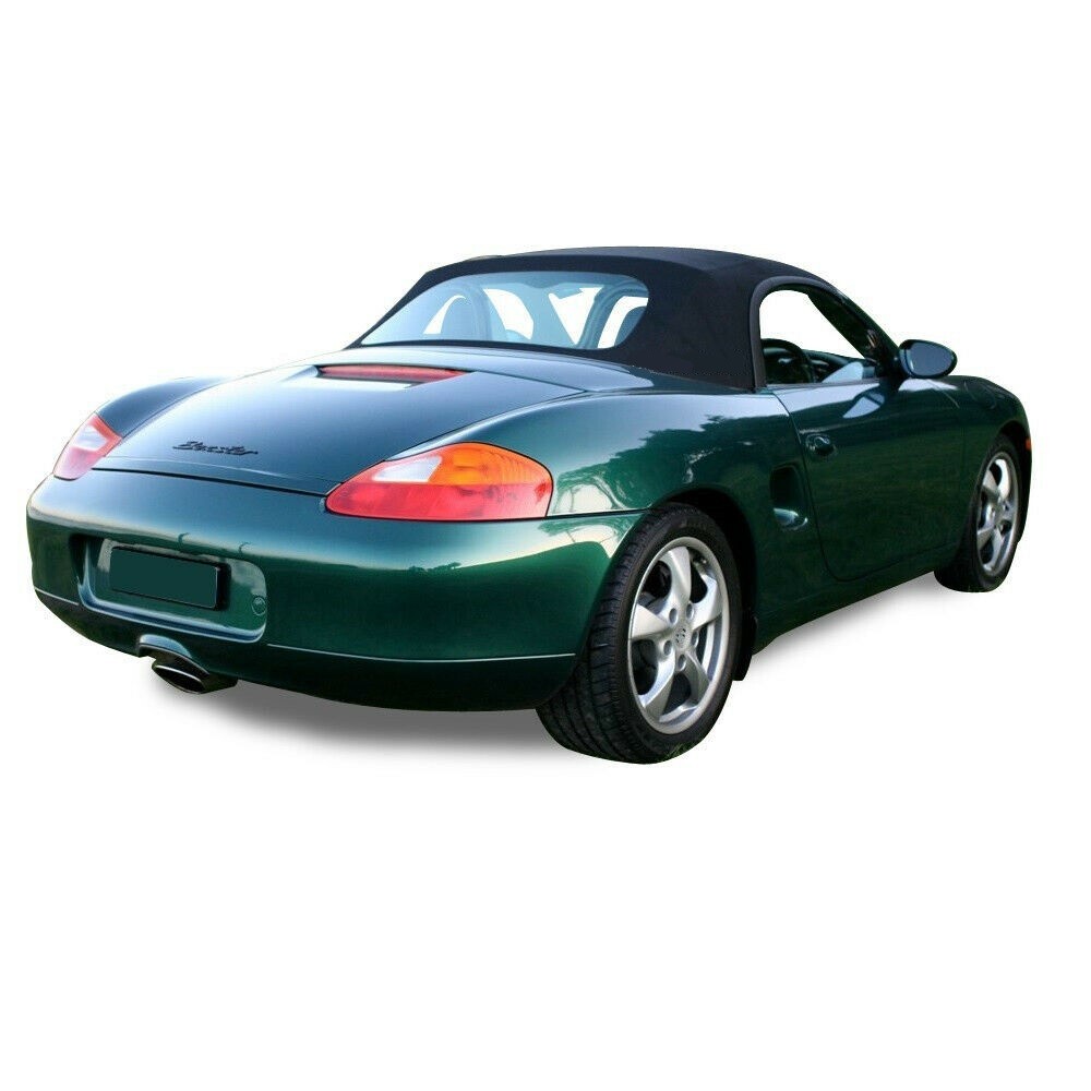 Fits: Porsche Boxster 1997-02 986 Soft Top w/DOT Approved Window Black Vinyl