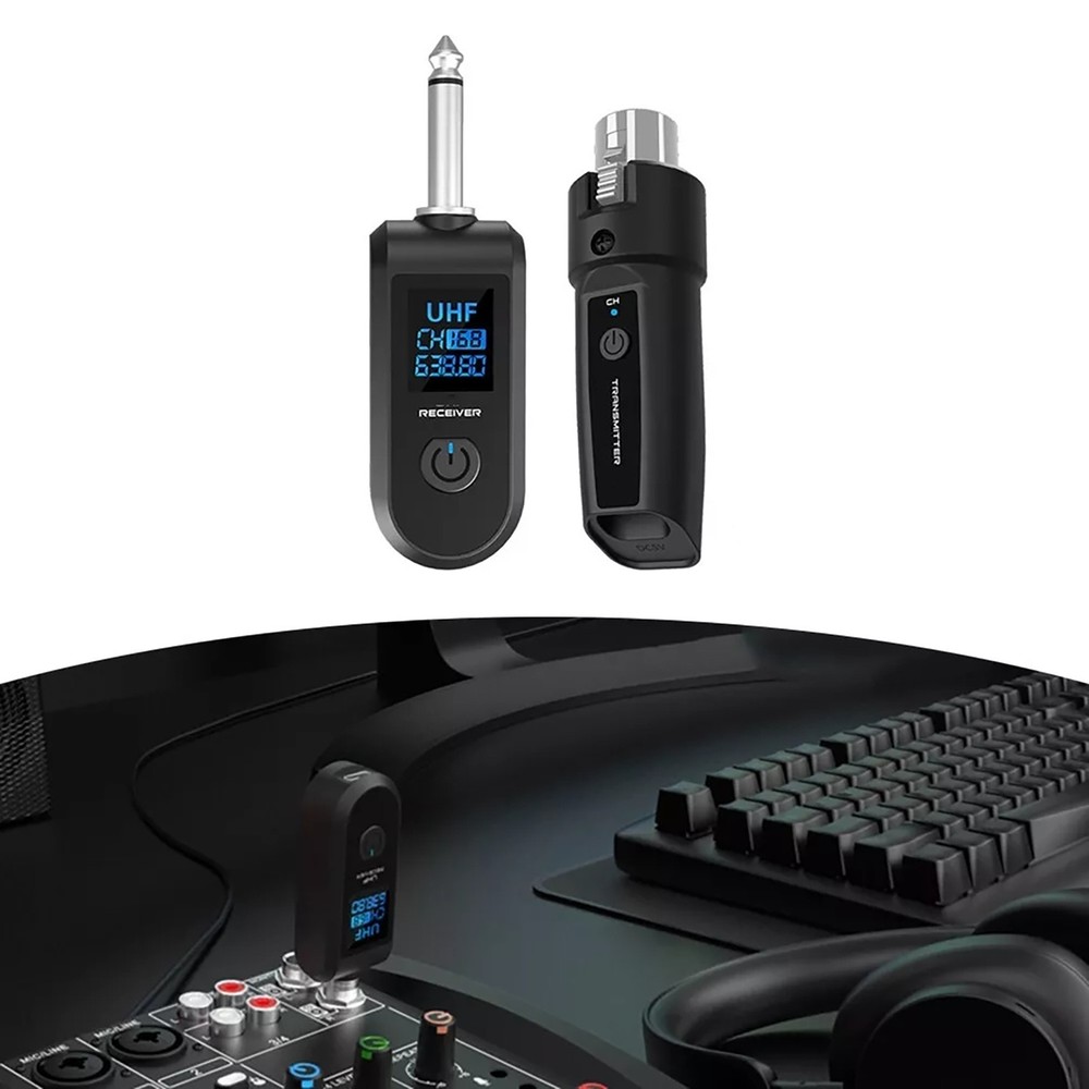 1set Wireless Audio Transmitter&Receiver UHF XLR Adapter Widely Applicant