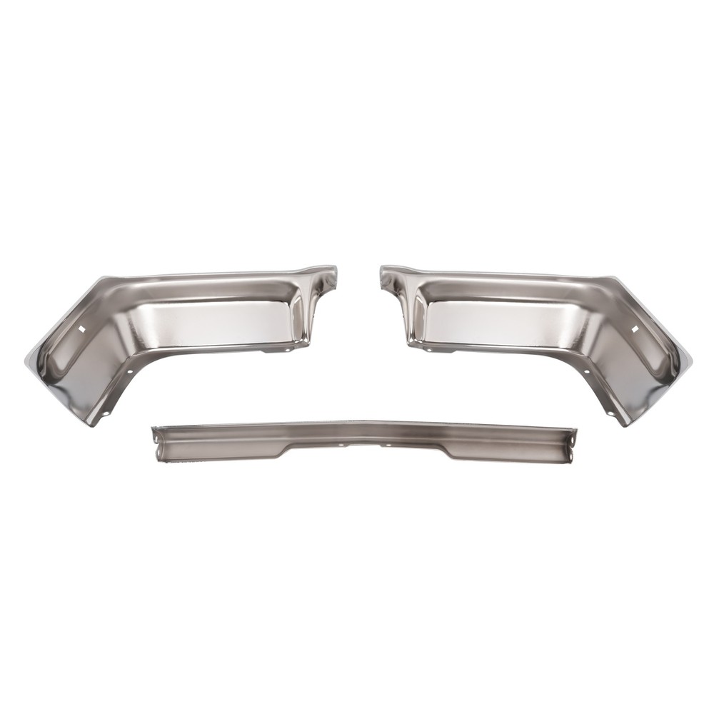 Chrome Front Bumper Panel Replacement Triple Set For Chevy Impala 1963 3PCS