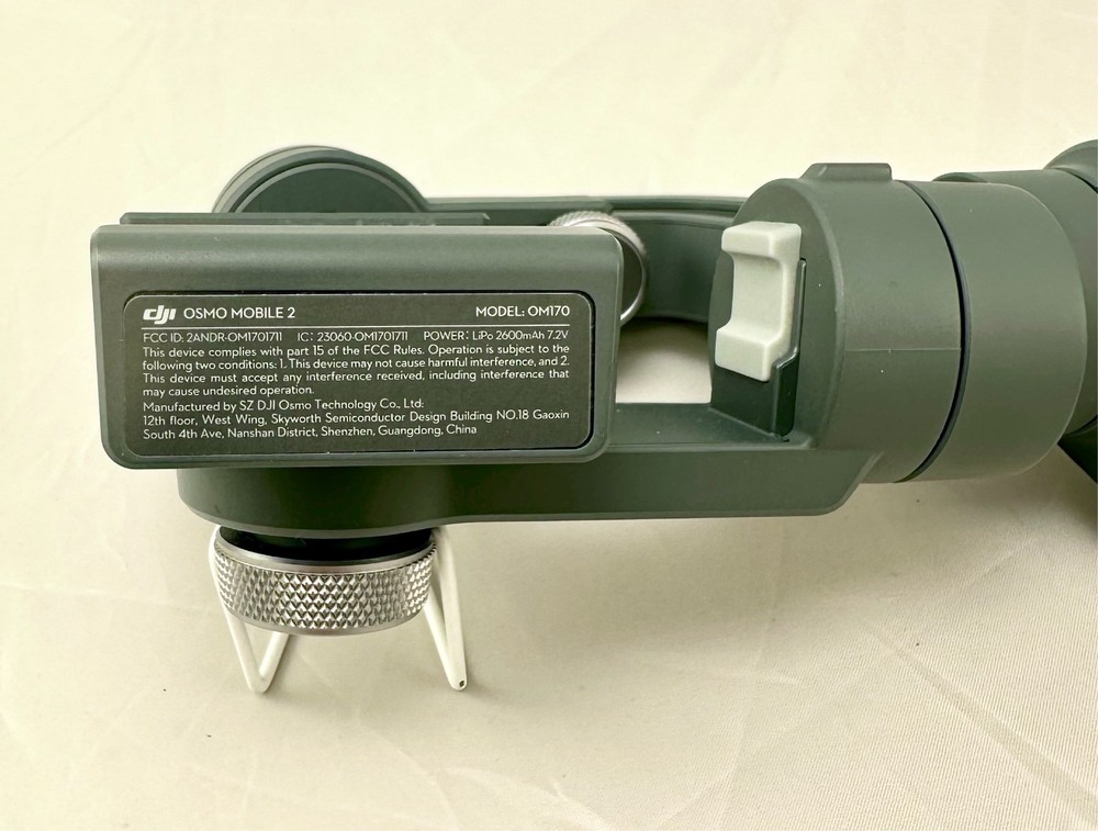 DJI Osmo Mobile 2 Handheld Smartphone Gimbal - Gray OM170 EUC