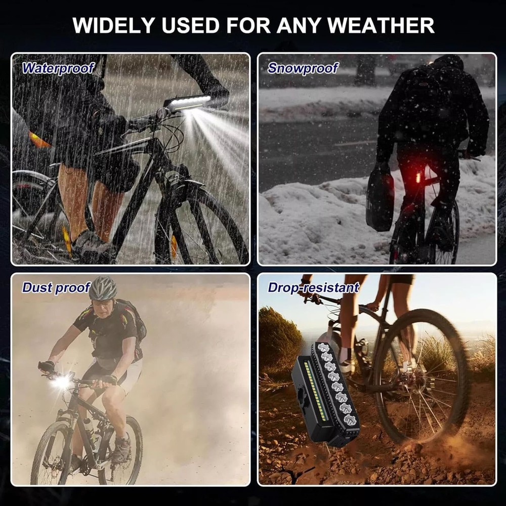 Bicycle Front Headlight Super Bright LED Bike Light Support Power Bank Function