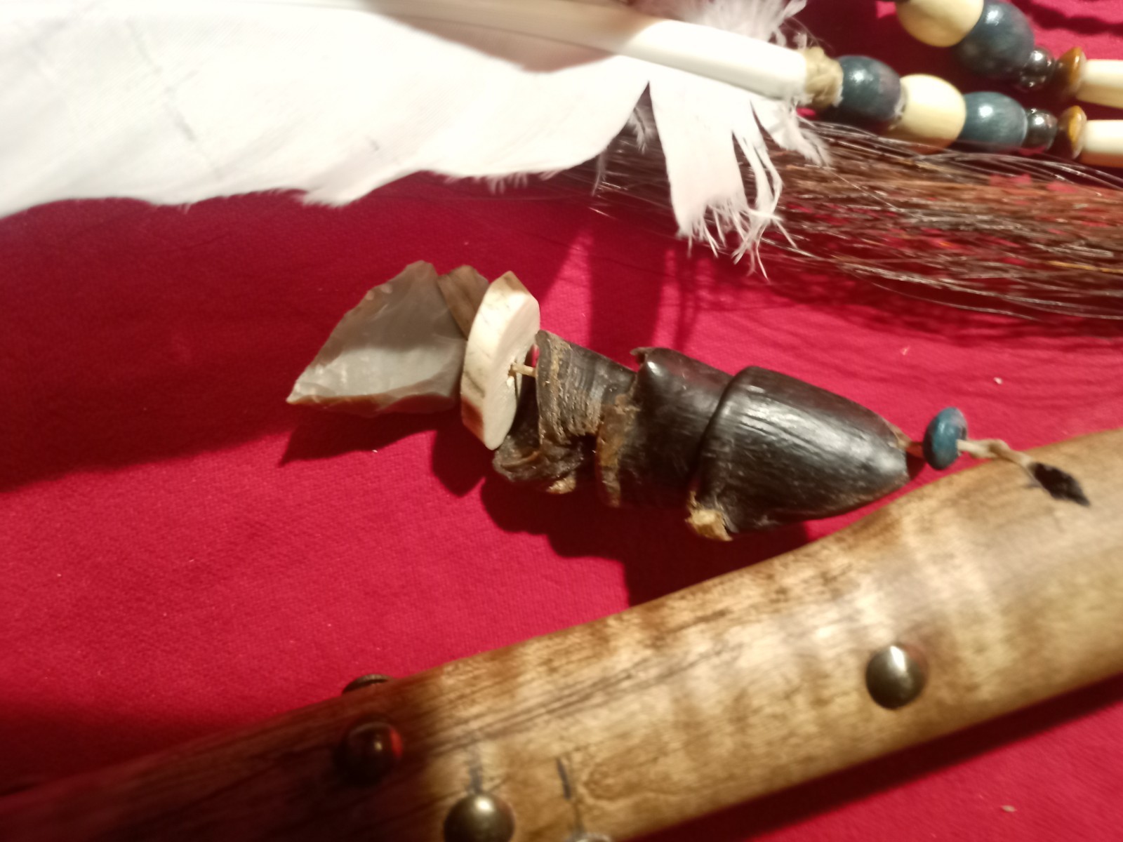 Native American Type Peace Pipe Tomahawk