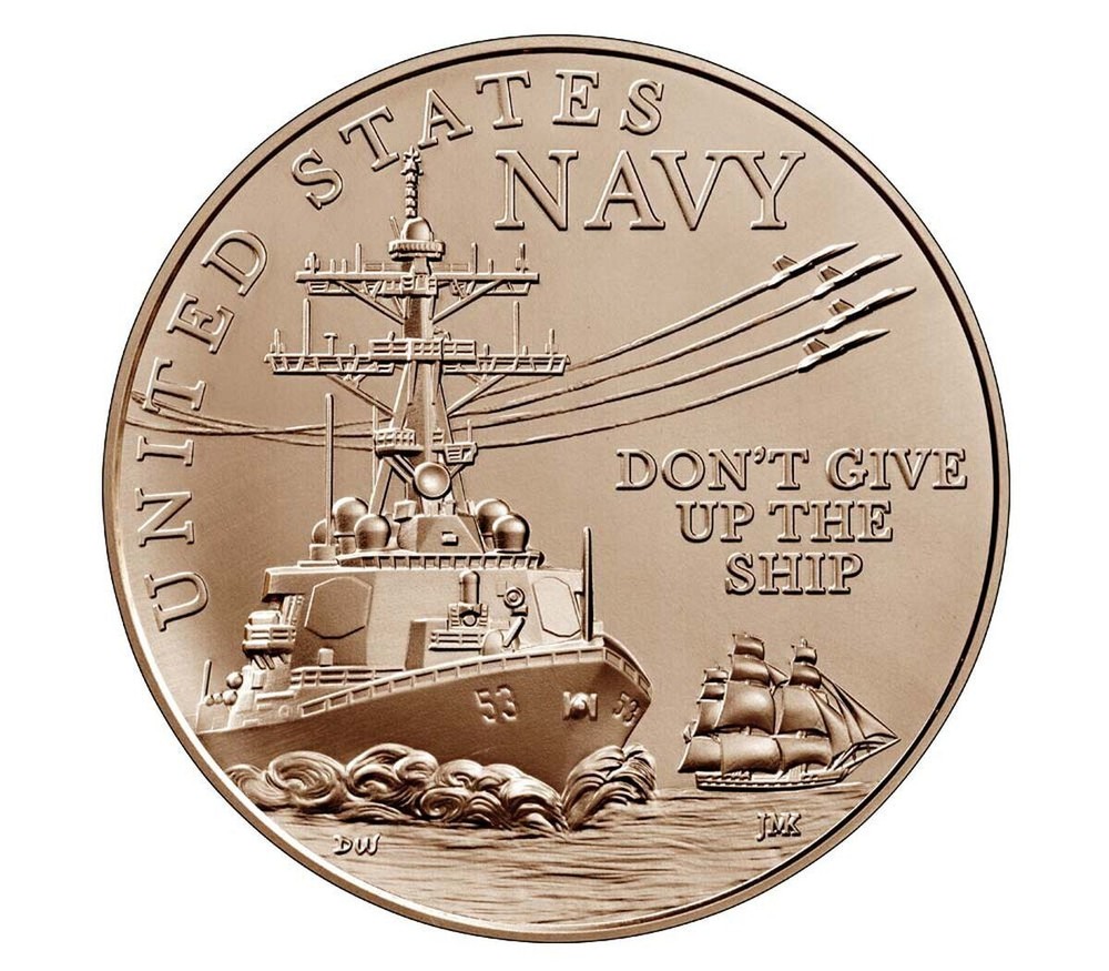 U.S. Navy Bronze Medal - 1.5 Inches