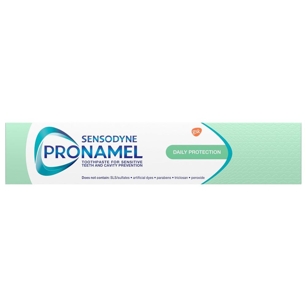 Daily Protection Enamel Toothpaste for Sensitive Teeth, Mint Essence - 4 Oz (Pac