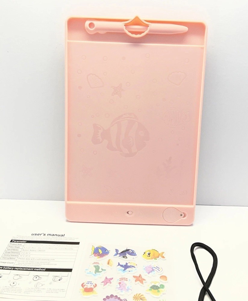 LCD Writing Tablet 10 Inch Pink