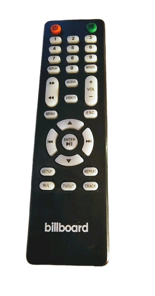 Original Billboard Karaoke System Remote Control Replacement OEM Black MS1