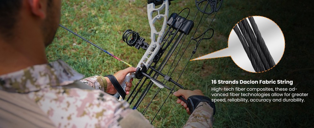 Lightweigt Hunting Compound Bow Kit for Beginner & Intermediate Archer ,30-70Lbs