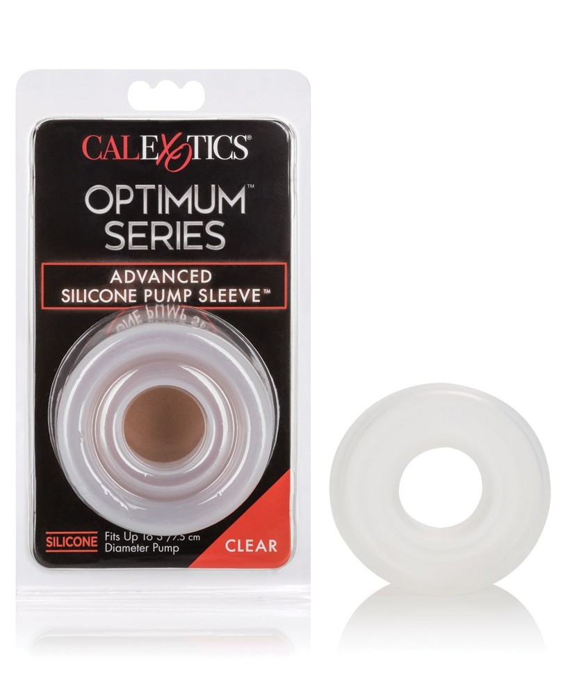 CalExotics Advanced Silicone Pump Sleeve Comfort Ring Clear