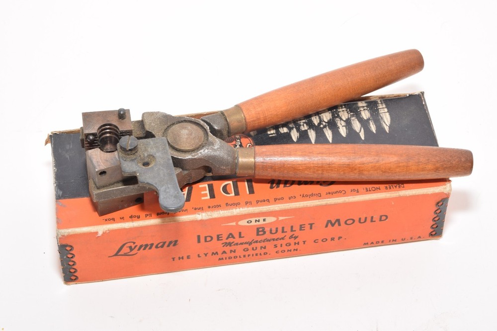 Lyman 452460 Single Cavity Bullet Mold with Handles and Box