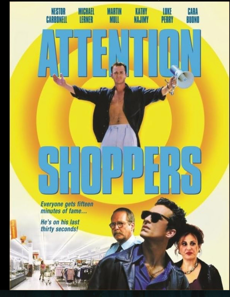 ATTENTION SHOPPERS (6/23/98) Luke Perry / Shooting Draft + Call Sheets + COA!