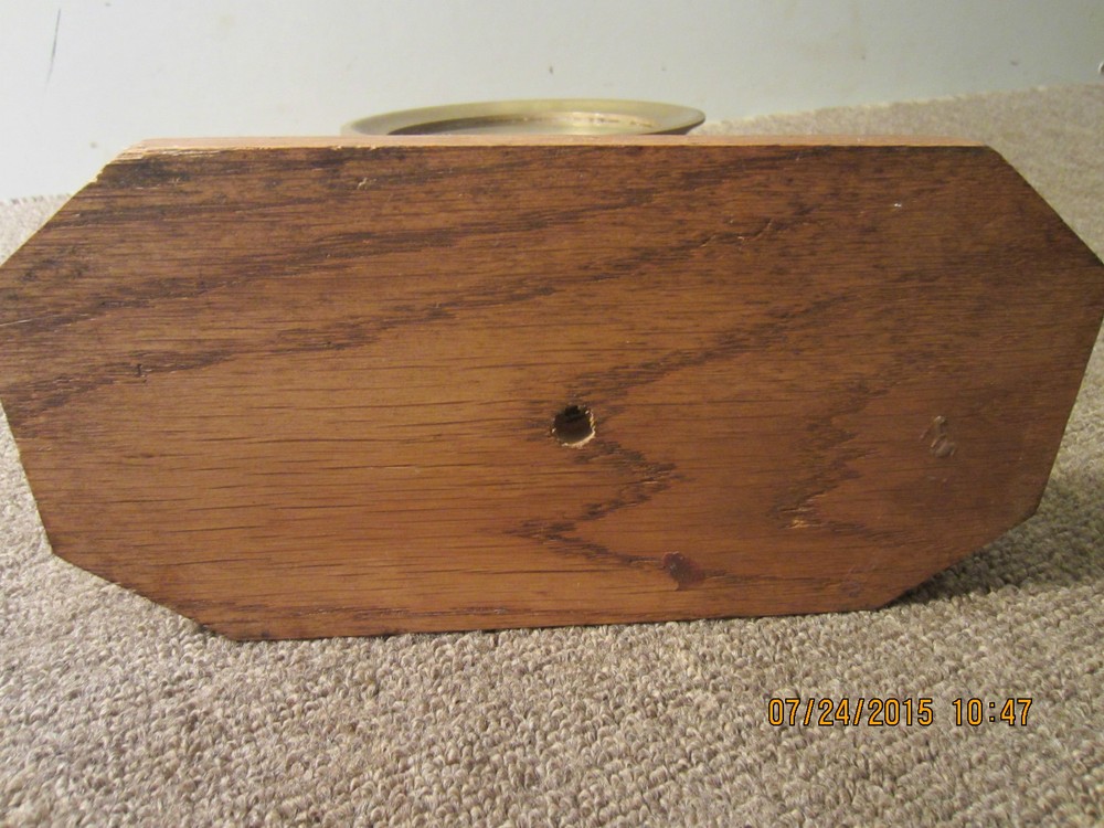 MARITIME, SOLID BRASS, SHIP'S TABLE TOP CLOCK