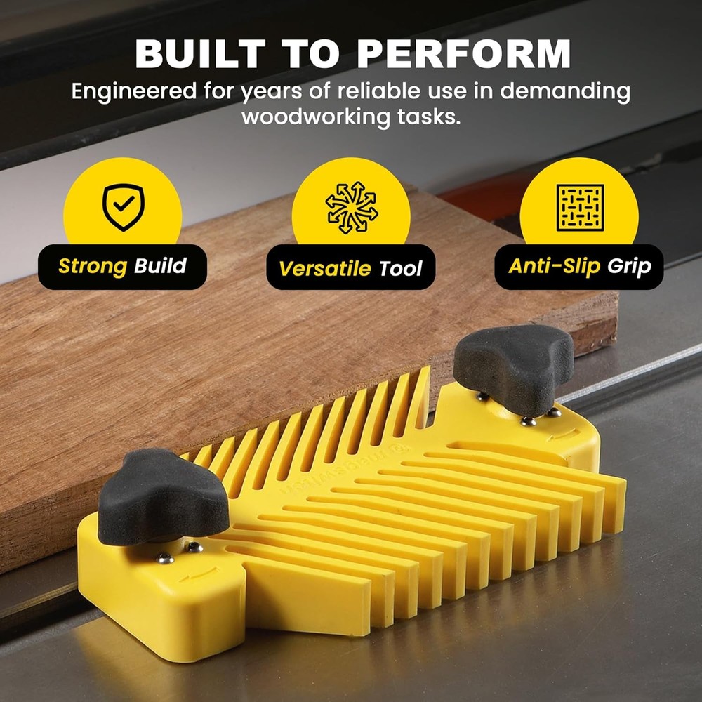 Table Featherboard Universal Model Yellow
