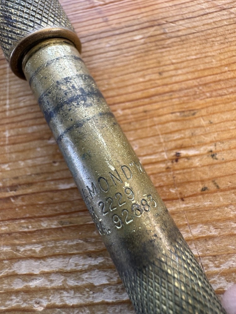 EZE Lap Diamond M Sharpener Rod w/ Leather Sheath