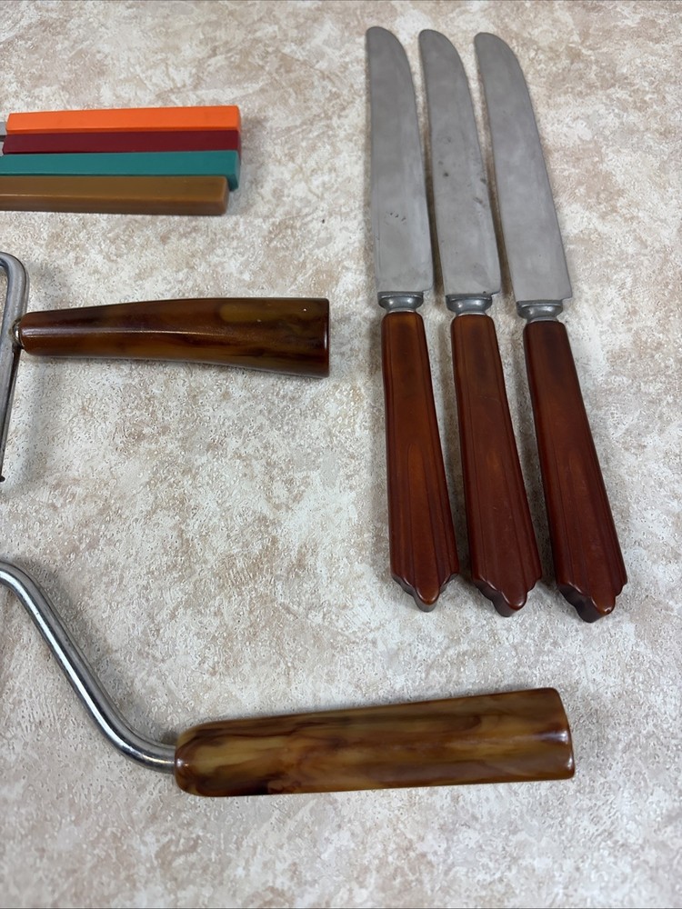 Lot Of Bakelite Utensils