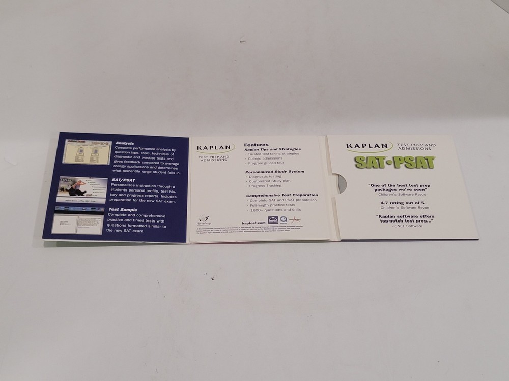 Kaplan SAT & PSAT Test Prep & High School Advantage PC CD-ROMs 📀 Learning Compa
