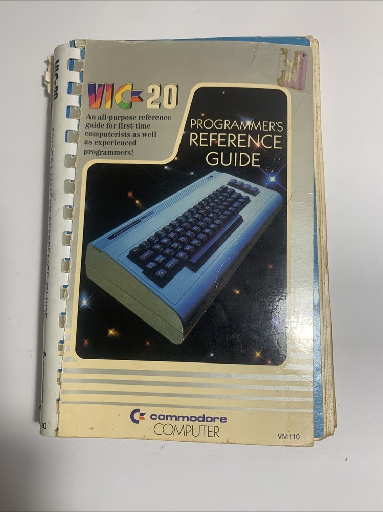 VIC 20, Commodore Computer User Guide 1982 & Reference (2) Book Lot