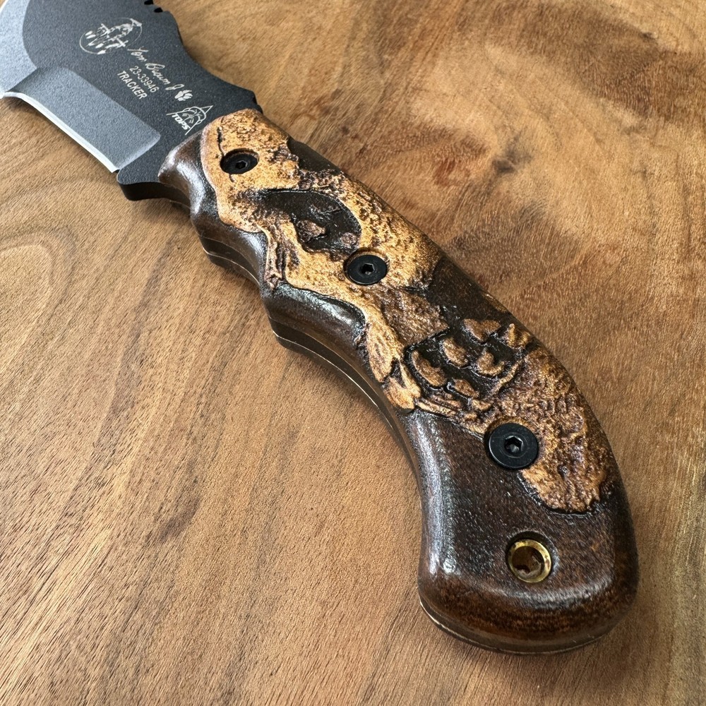 Shadowskull scales compatible with TOPS Tom Brown Tracker knife