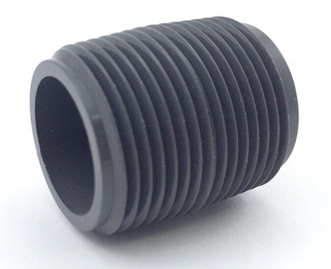 Schedule 80 PVC T.B.E. Close Nipples-Size:1 inch